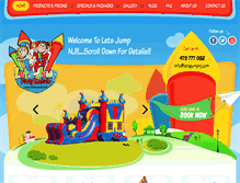 Tablet Screenshot of letsjumpnj.com